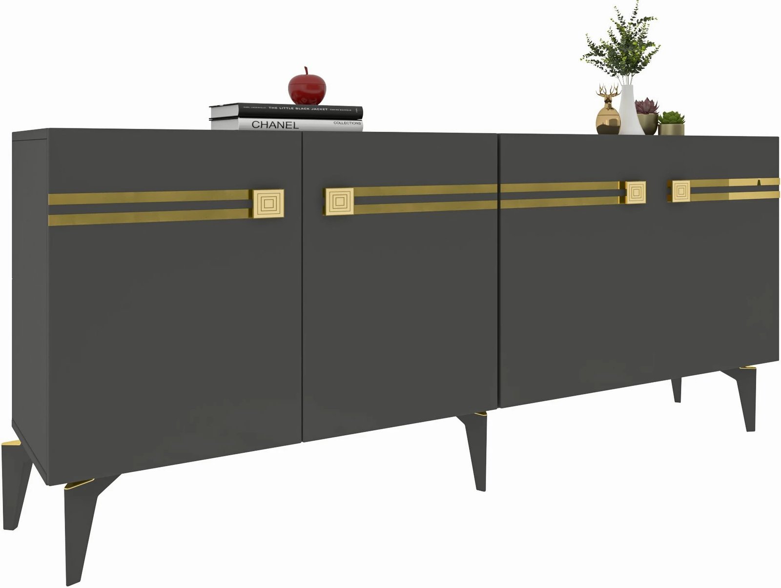 Konsolë Skye Decor, anthracite, ari, KB150