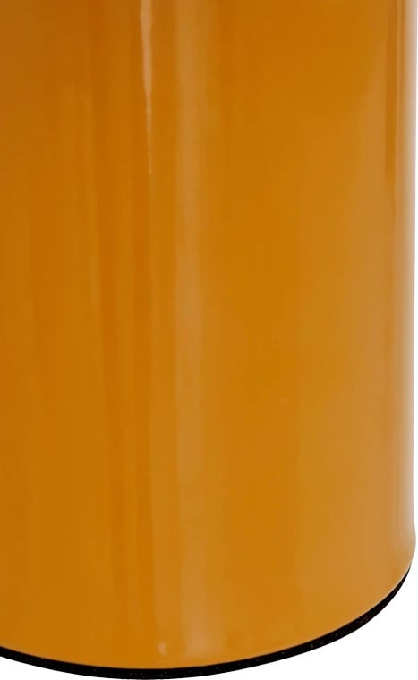 Llambë tavoline Mushi, metal, ngjyrë e verdhë, 20x24.5cm