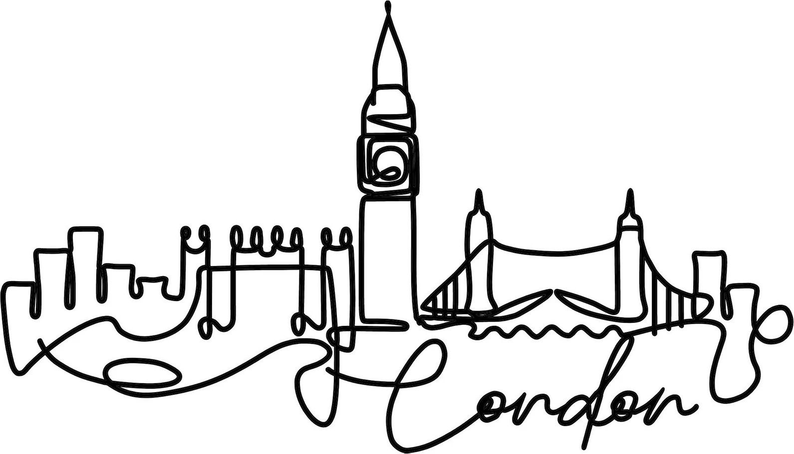 Aksesor dekorativ metalik për mur, Wallity, Londër