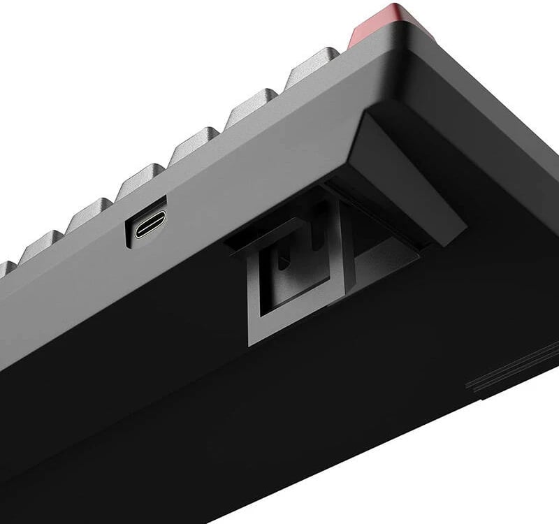 Tastierë mekanike MageGee MK-BOX, 68 taste, Blue Switch, me kabllo, e zezë-gri