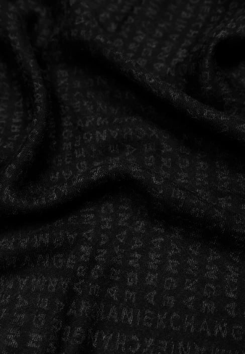 Shall për meshkuj Armani Exchange, e zezë