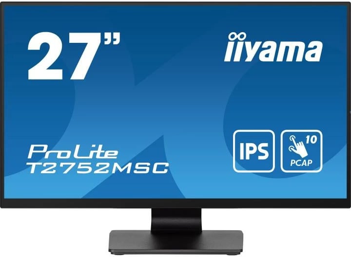 Monitor, iiyama, ProLite T2752MSC-B1 27" Full HD 1920x1080 IPS me prekje 10-pikëshe, i zi