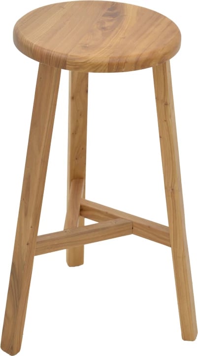 Karrige për bar Fabrio dru elm ngjyrë natyrale Φ38x71cm