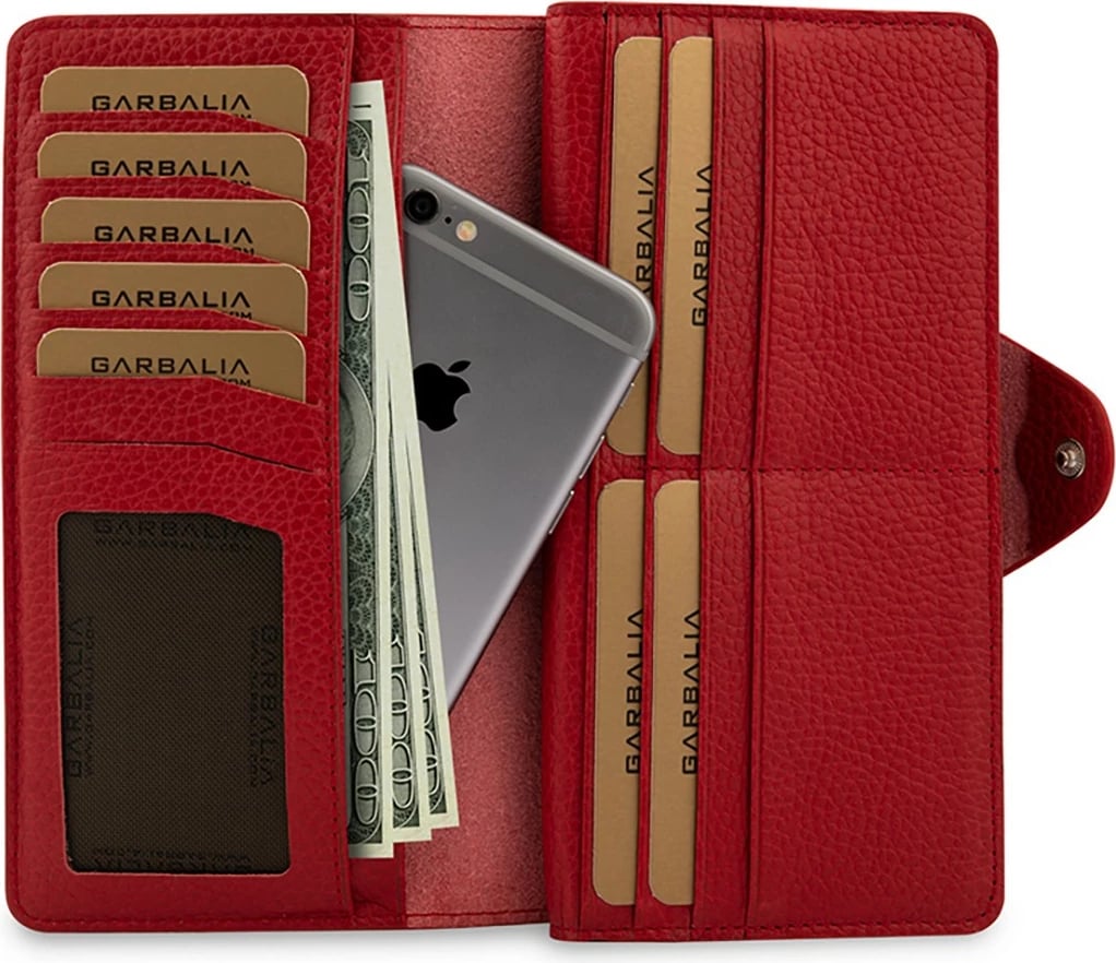 Portofol unisex Zoozie Bags, Martha, i kuq