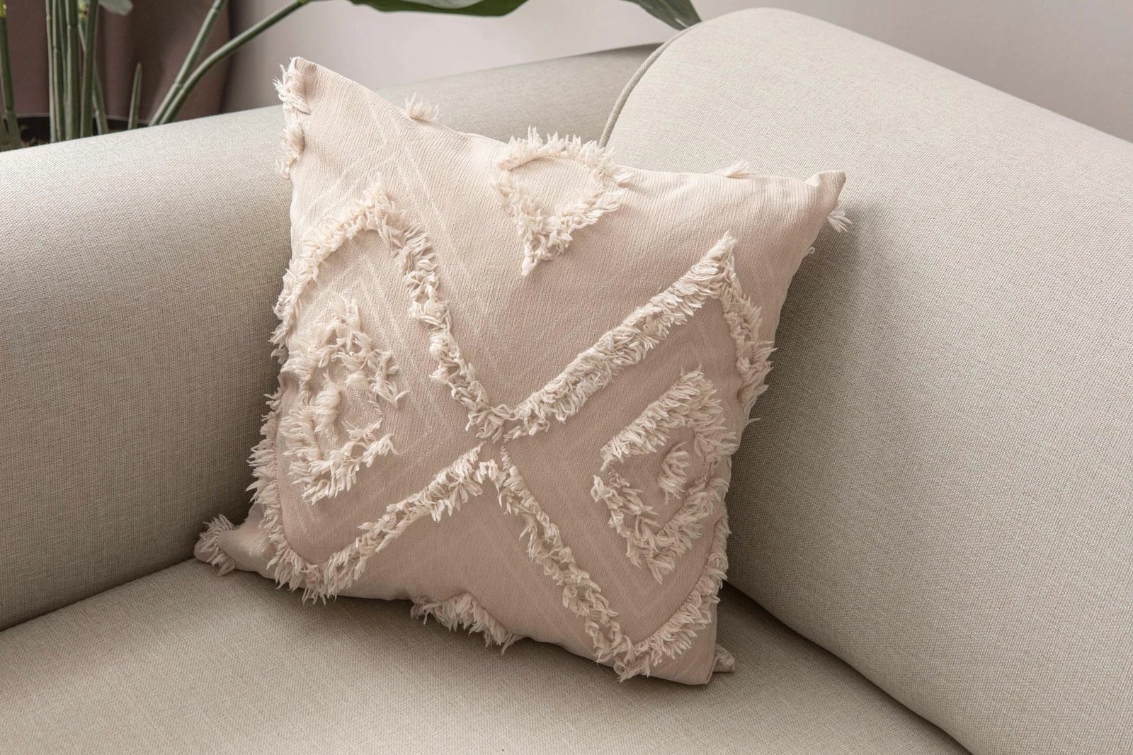 Set mbulesash për jastëkë (2 copë), Evila Originals, bezhë, 2028