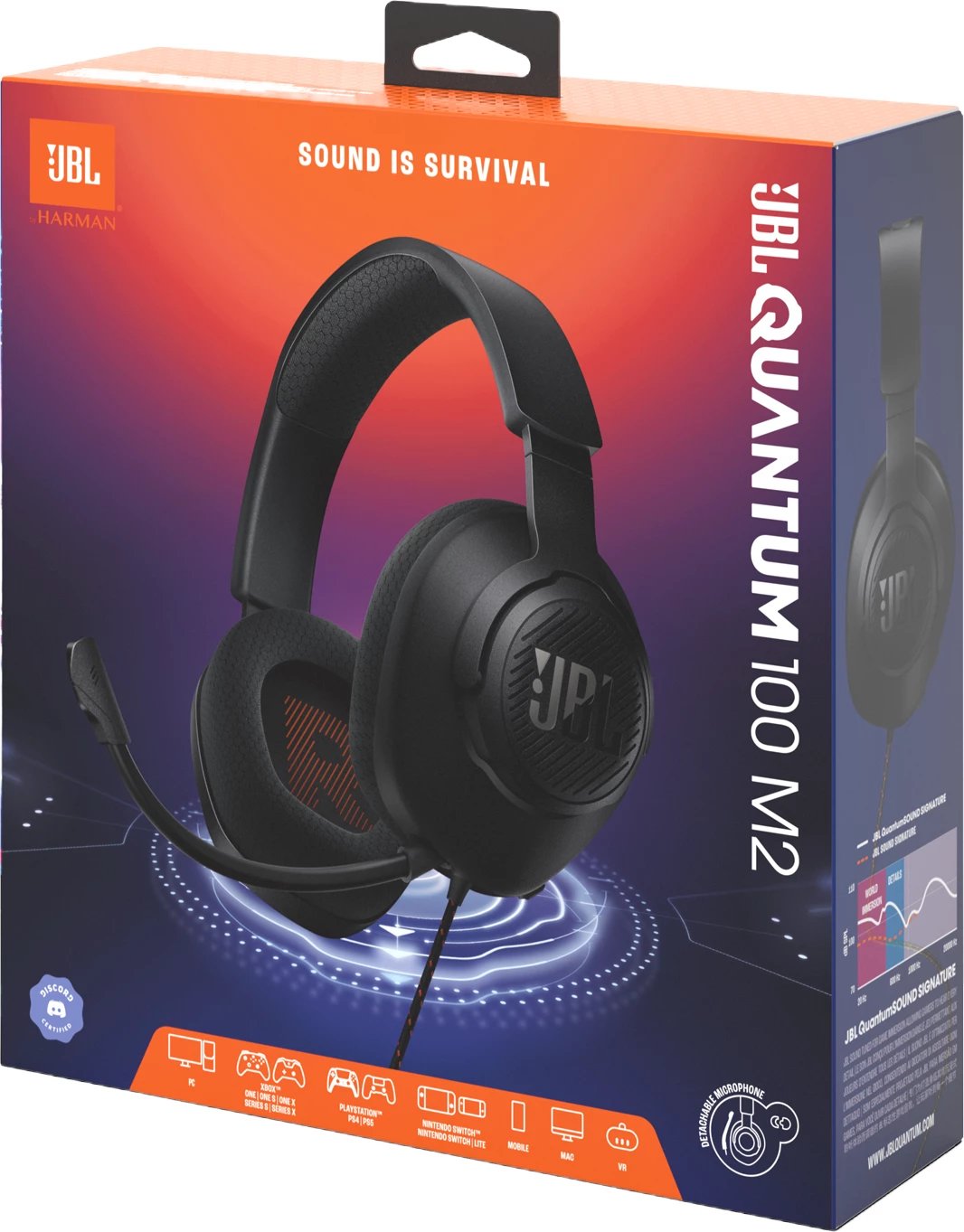 Kufje Me Kabëll JBL QUANTUM 100 M2