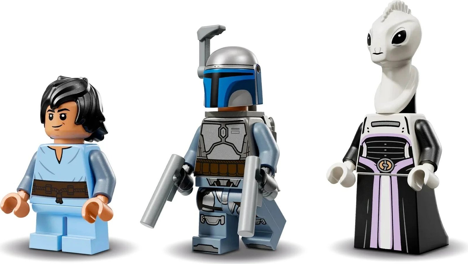 Set LEGO Star Wars Jango Fett's Starship 75433 me 3 minifigura