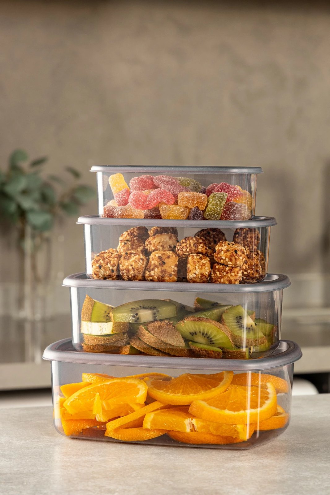 Set kuti plastike për organizim, 4 copë, SYBOX4LUKRSK