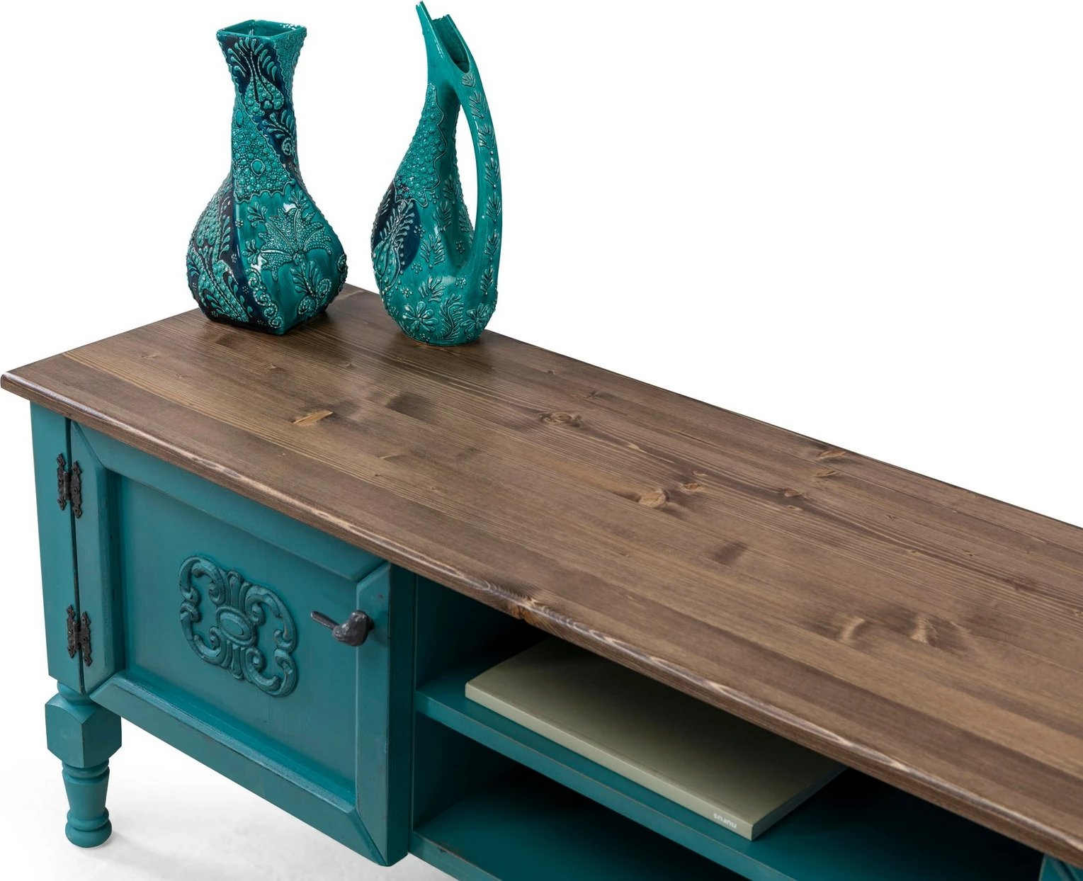 Komodë TV Hanah Home, Ada TV, ngjyrë turquoise