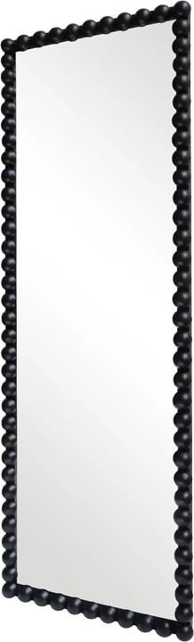 Pasqyrë muri Ledalo, dru i zi, 45x4.5x130cm