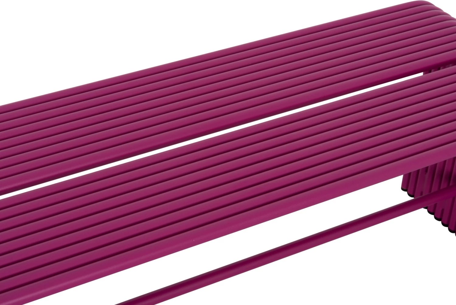 Bankë dyvendëshe INTREPID, alumin, ngjyrë vjollcë, FH6327.05, 109.5x37x42cm