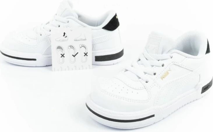 Atlete për fëmijë Puma, të bardha
