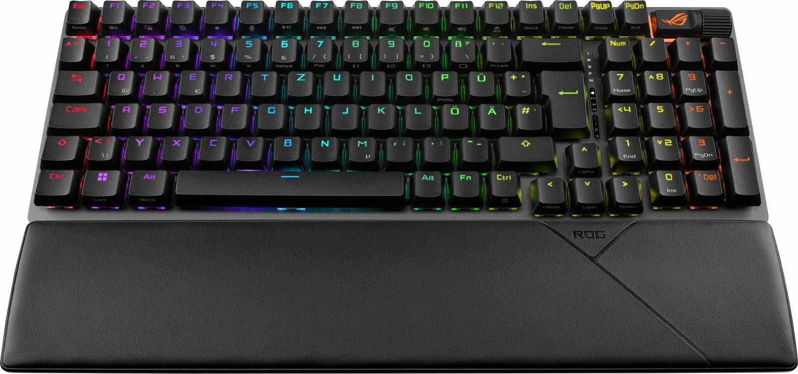 Tastierë gaming ASUS ROG Strix Scope II 96 wireless, mekanike, RGB, QWERTZ, e zezë