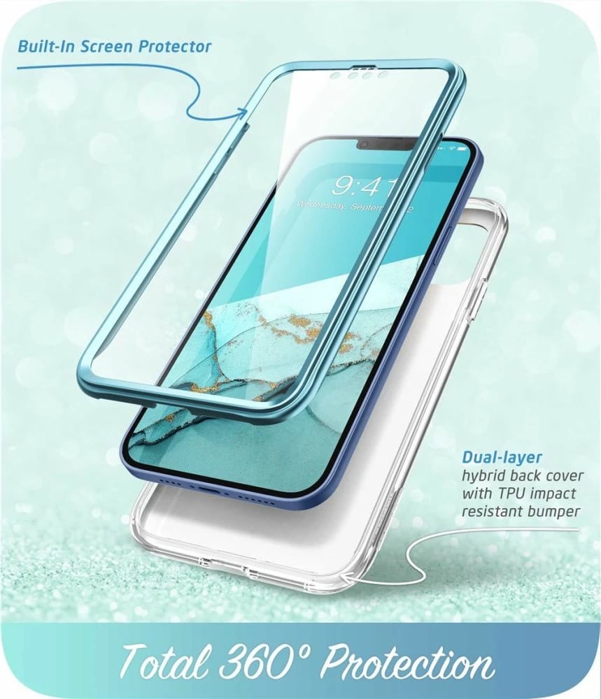 Mbështjellës Supcase Cosmo për iPhone 14 Plus, Blu