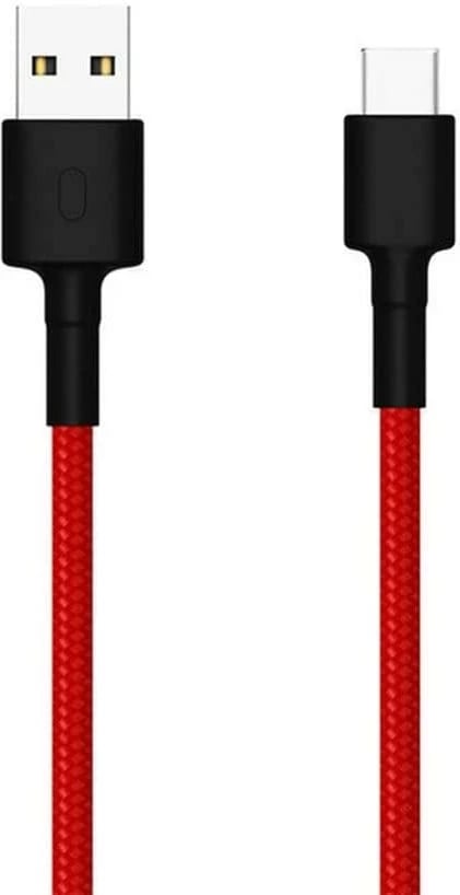 Kabllo Xiaomi Mi USB në Type-C 100cm e kuqe