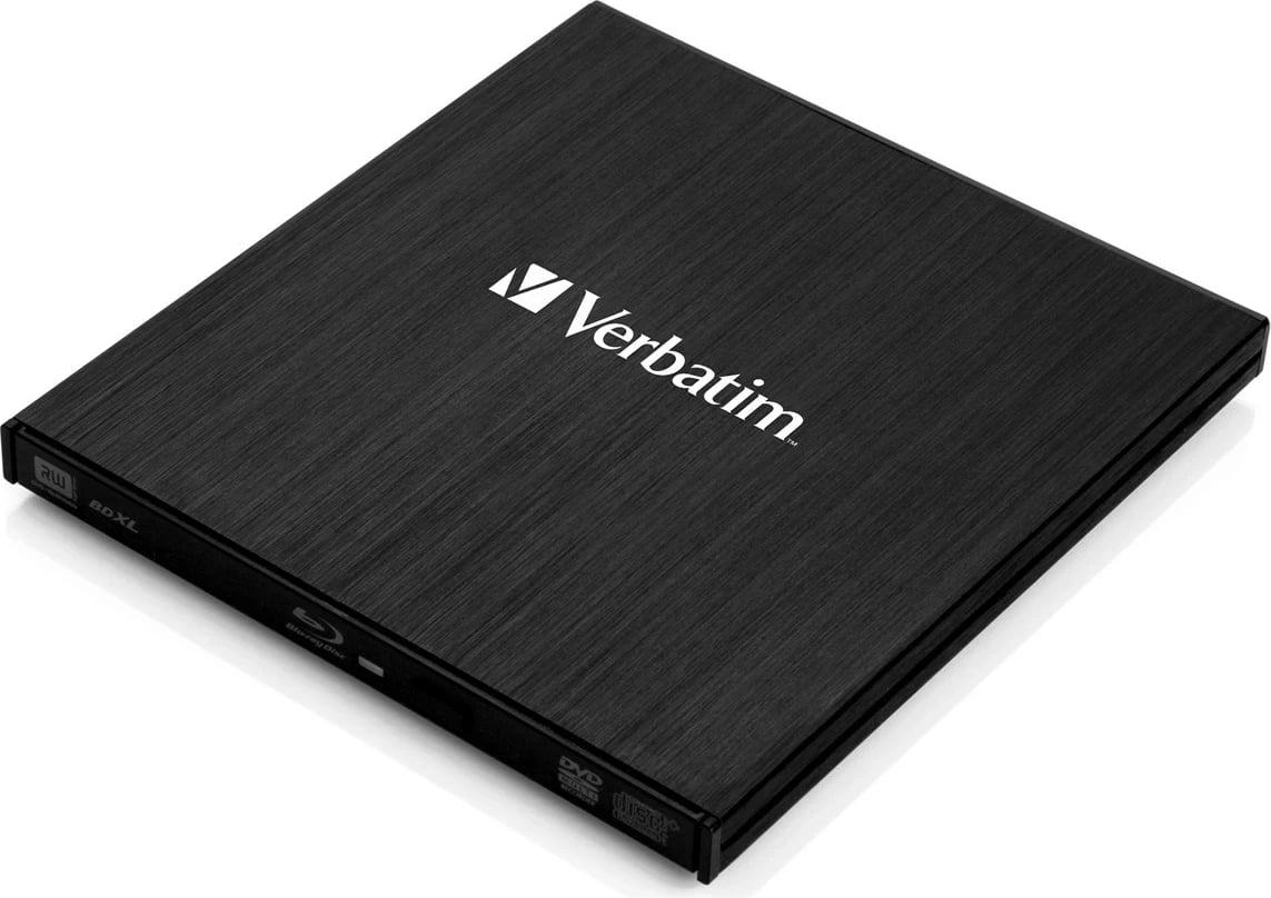 Disk Verbatim External Slimline Blu-Ray RW, e zezë