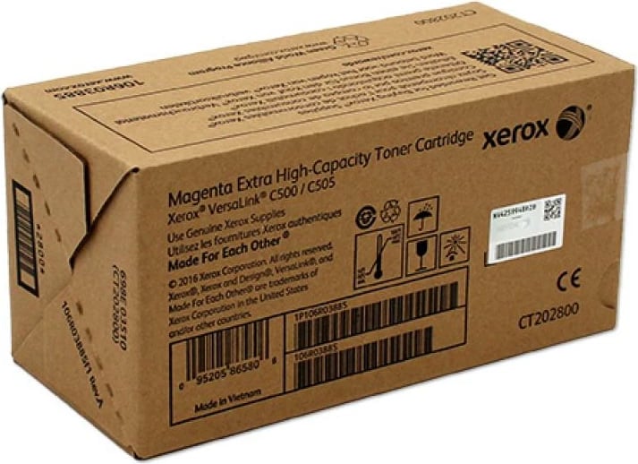 Toner, Xerox, 106R03885 VersaLink C500/C505, kapacitet 9000 faqe, magenta