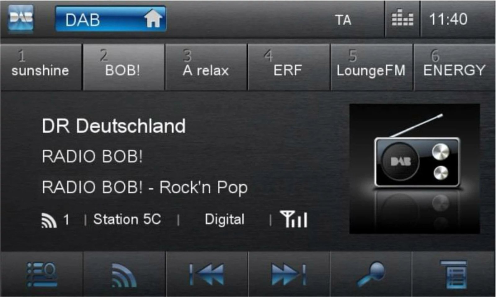 Pajisje DAB+ për Përmirësim të Radios BLAUPUNKT CARBLMM008