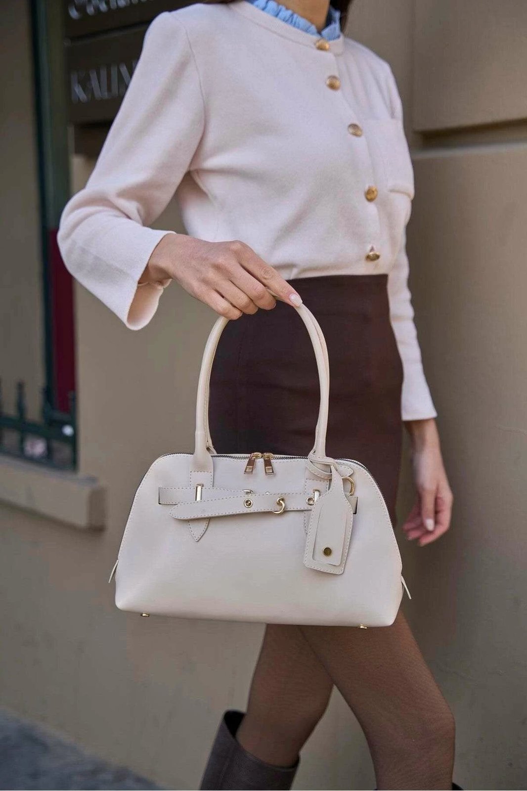 Çantë dore Zoozie Bags, MK1020225SV10-002, bezhë