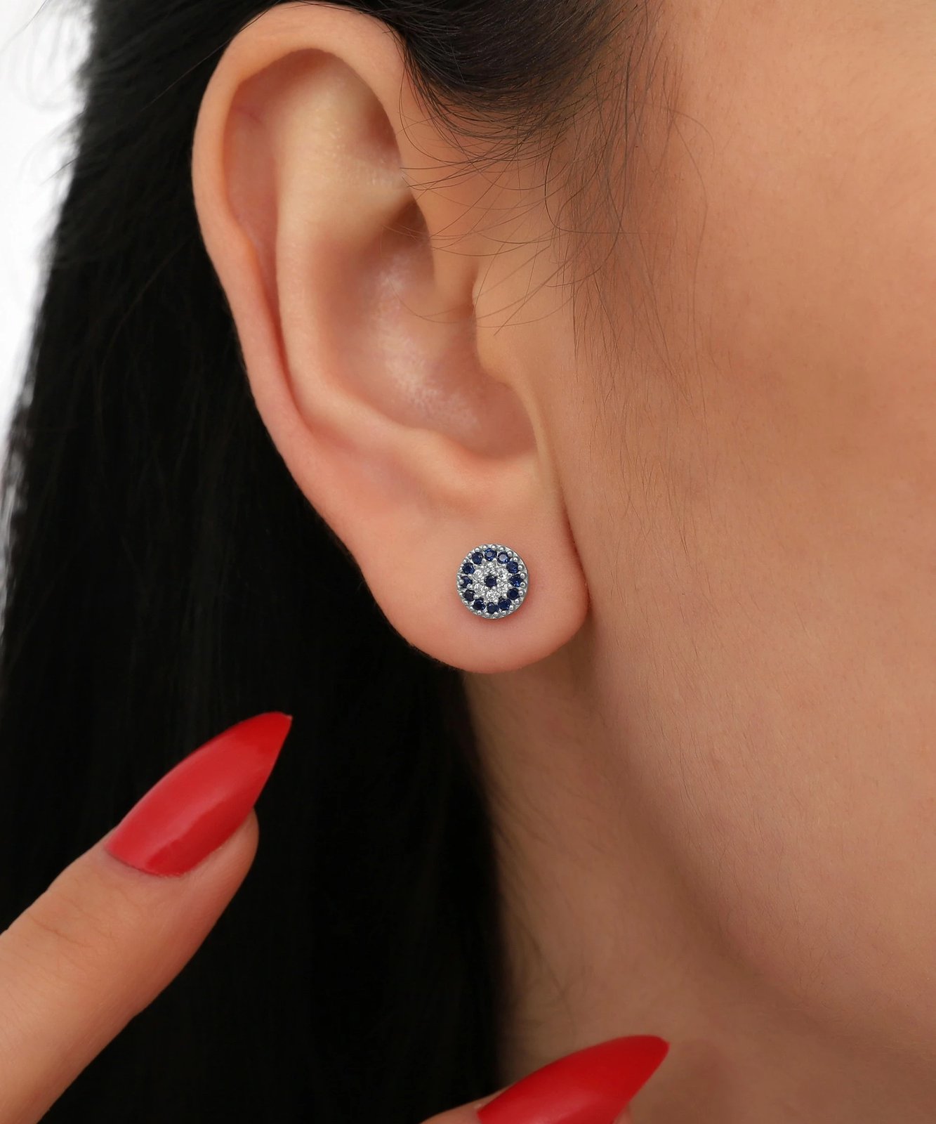 Vathë argjendi Jumeon, ngjyrë argjendi dhe kaltër, ANKP1001