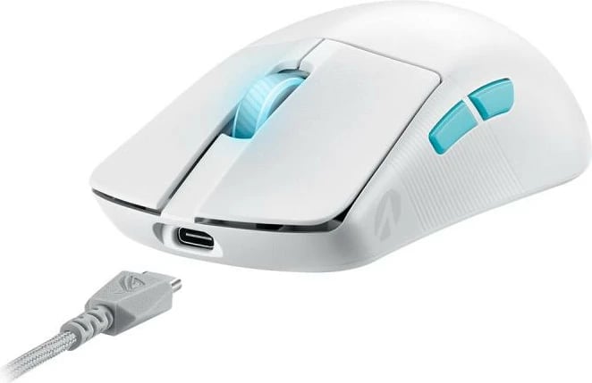 Maus Asus ROG Harpe Ace Aim Lab Edition wireless 36000 DPI tri‑mode 54 g i bardhë