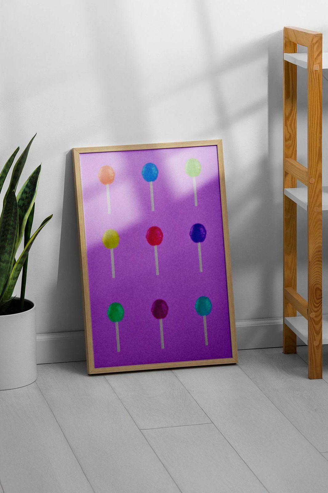 Pikturë dekorative me kornizë, shumëngjyrëshe, Wallity, Artsrmdl4, 33x48cm