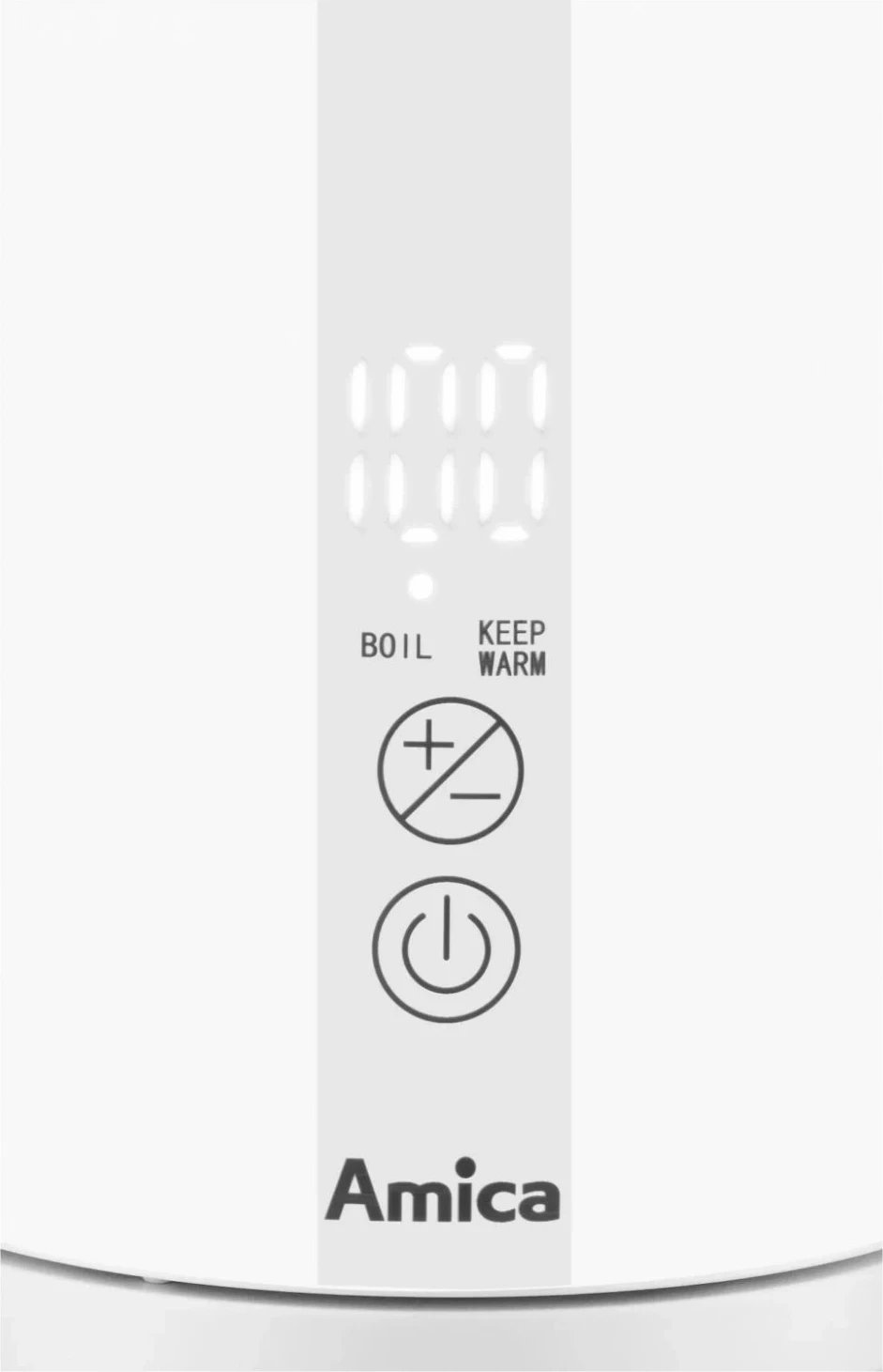 Çajnik elektrik Amica Digital KF6011, 1.5L, i bardhë