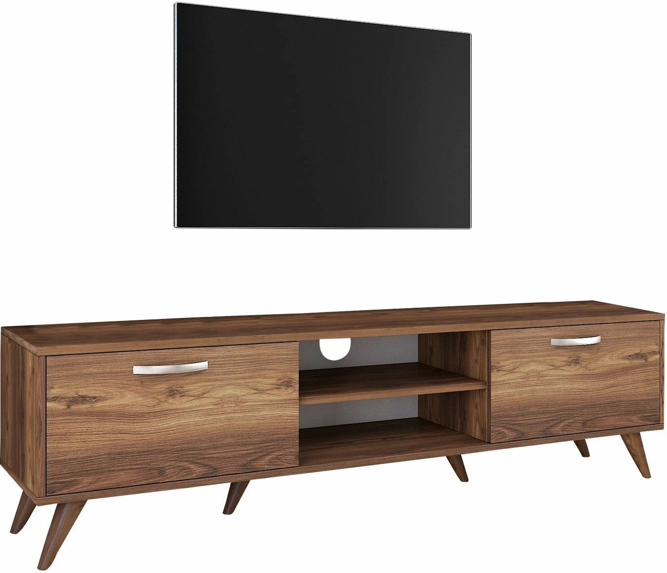 Komodë TV Hanah Home, A9 - 221, ngjyrë arre, 180x48.6x35cm Komodë TV Hanah Home, A9 - 221, ngjyrë arre, 180x48.6x35cm