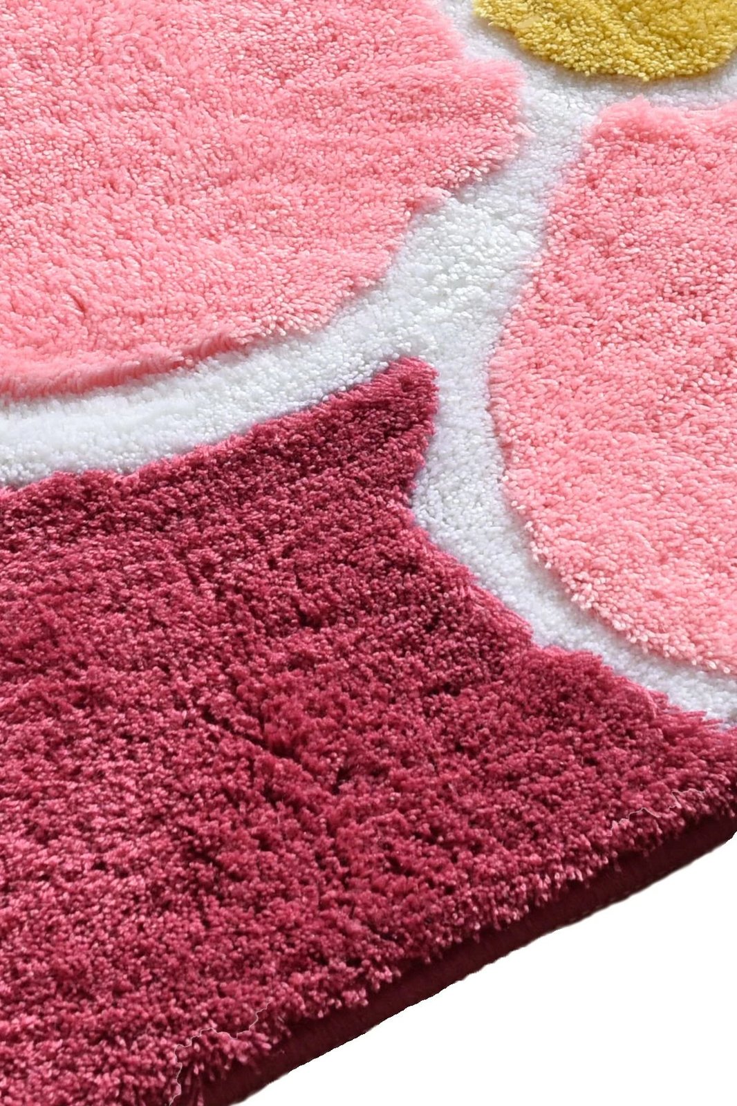 Set tapetesh për banjo akrilik (3 copë), lule, fuchsia, Mijolnir