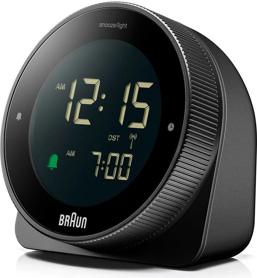 Orë alarmi Braun BC 24 B DCF, LCD, zezë Orë alarmi Braun BC 24 B DCF, LCD, zezë