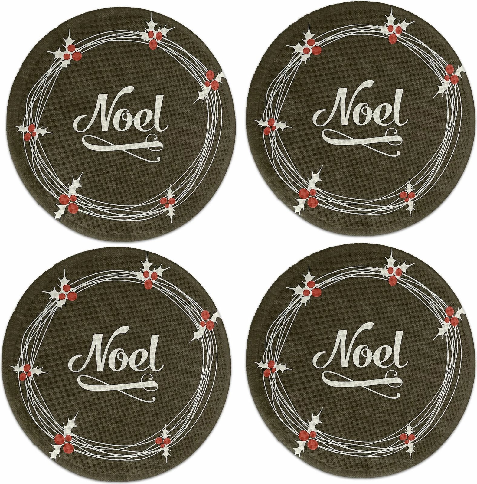 Set nënshtrues tavoline Hermia Concept, shumëngjyrësh, 2290Supla, 4 copë