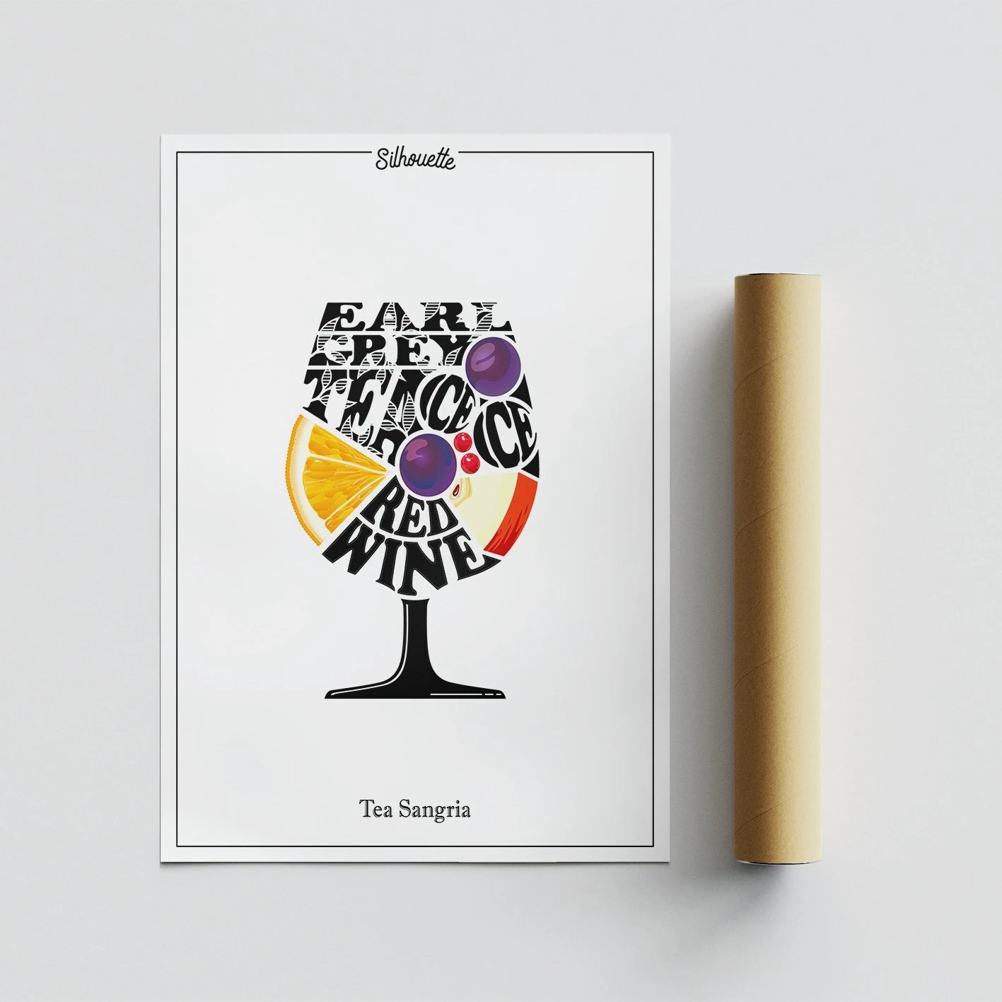 Poster A3, Tea Sangria, shumëngjyrësh, 29.7x42cm