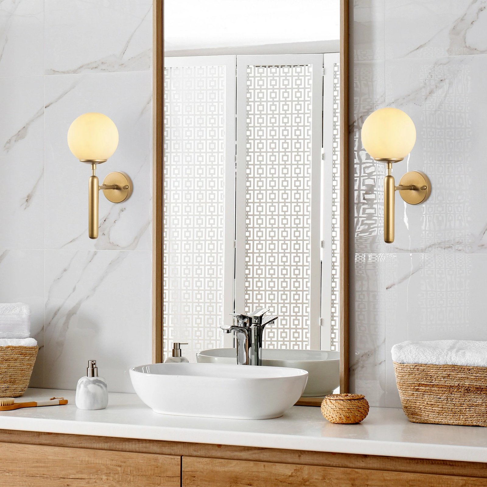 Llambë muri Opviq, King - 11458, ngjyrë ari