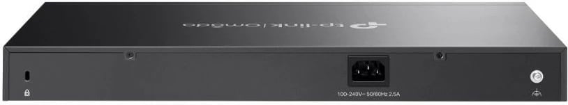 Switch TP-LINK SG2428LP, 16xGE PoE+, 8xGE, 4xSFP, për rack, i zi