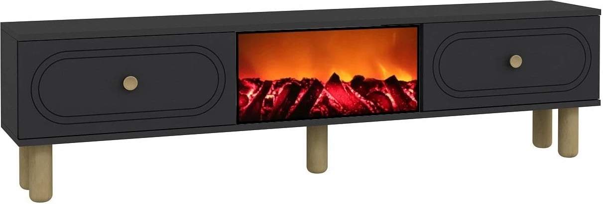 Komodë TV Skye Decor, oxhak Polen Bohem, antracit