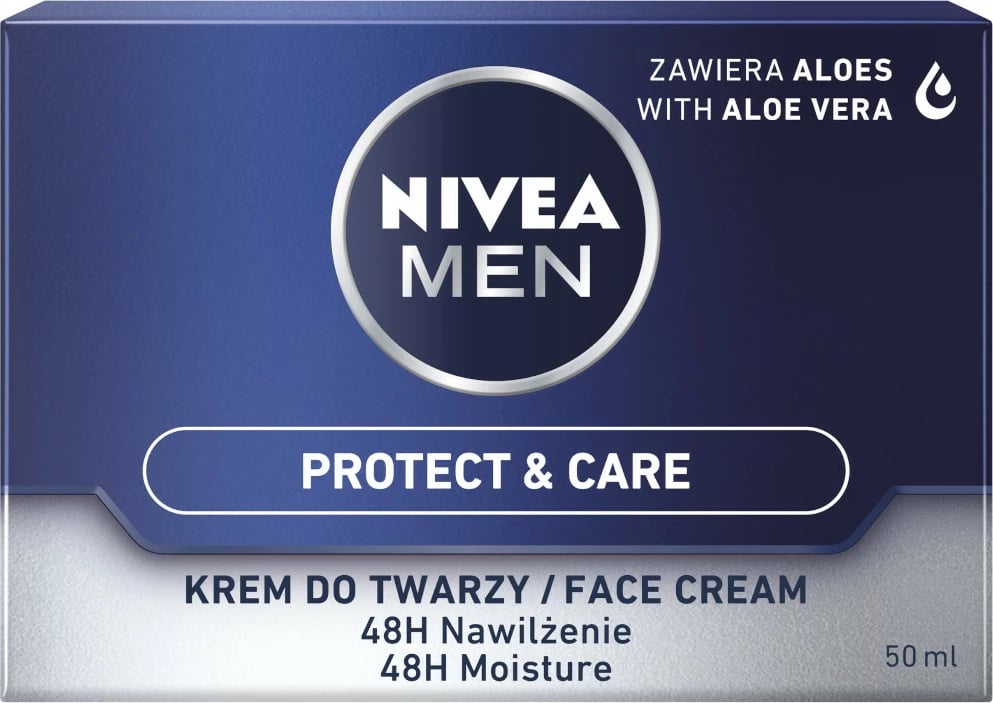 Krem fytyre për meshkuj Nivea Men Protect & Care Intensively Moisturizing, 50ml Krem fytyre për meshkuj Nivea Men Protect & Care Intensively Moisturizing, 50ml