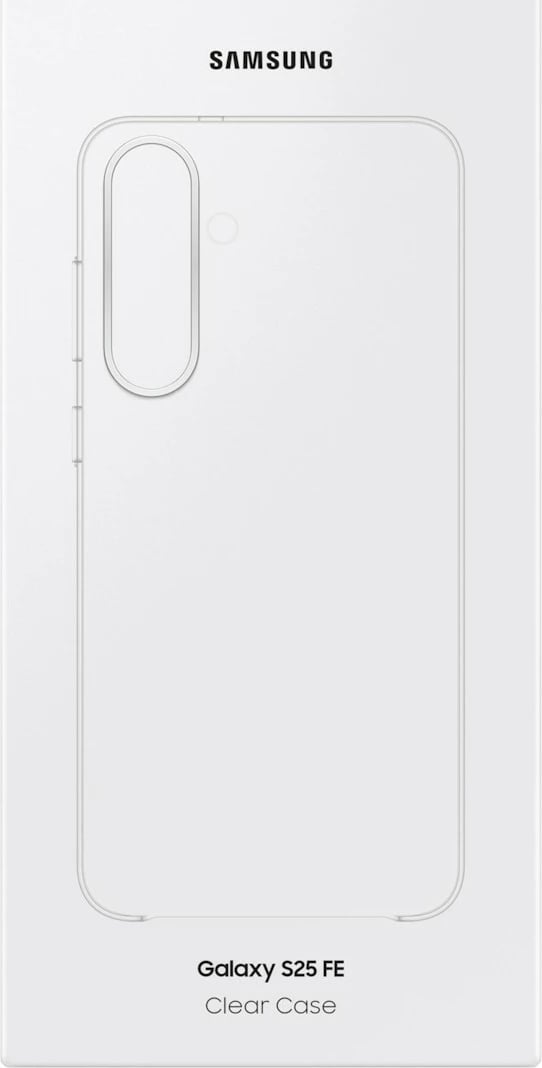 Mbështjellës Samsung Clear Cover për Galaxy S25 FE, transparent