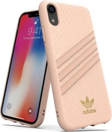 Mbështjellës Adidas OR Moulded Case Snake për iPhone XR, Rozë