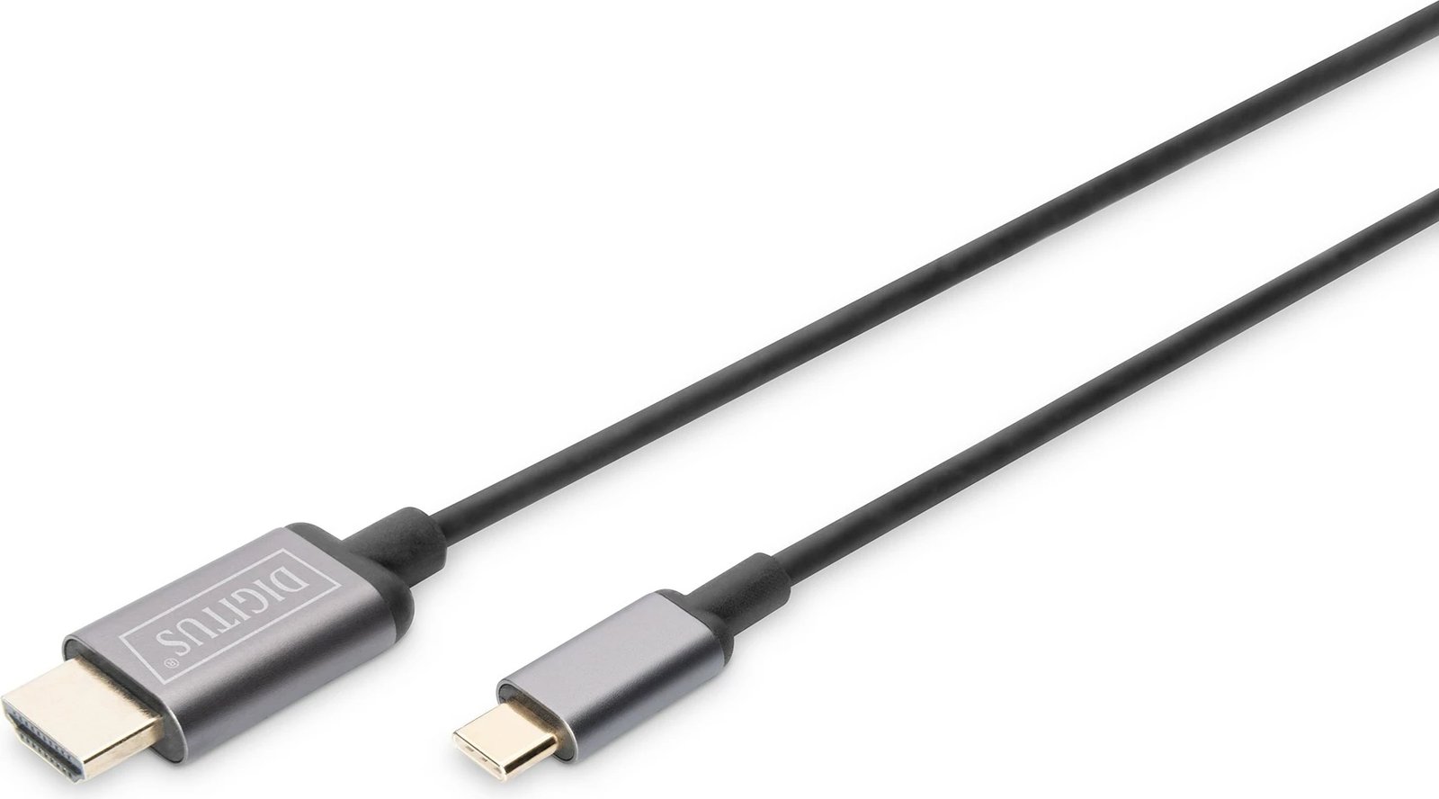 Kabllo adapter USB-C - HDMI Digitus, UHD 4K / 30 Hz, 1.8 m, Gri