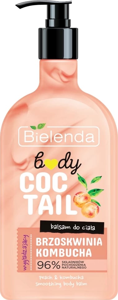 Balsam trupi për femra Bielenda Body Cocktail Peach + Kombucha, 400ml