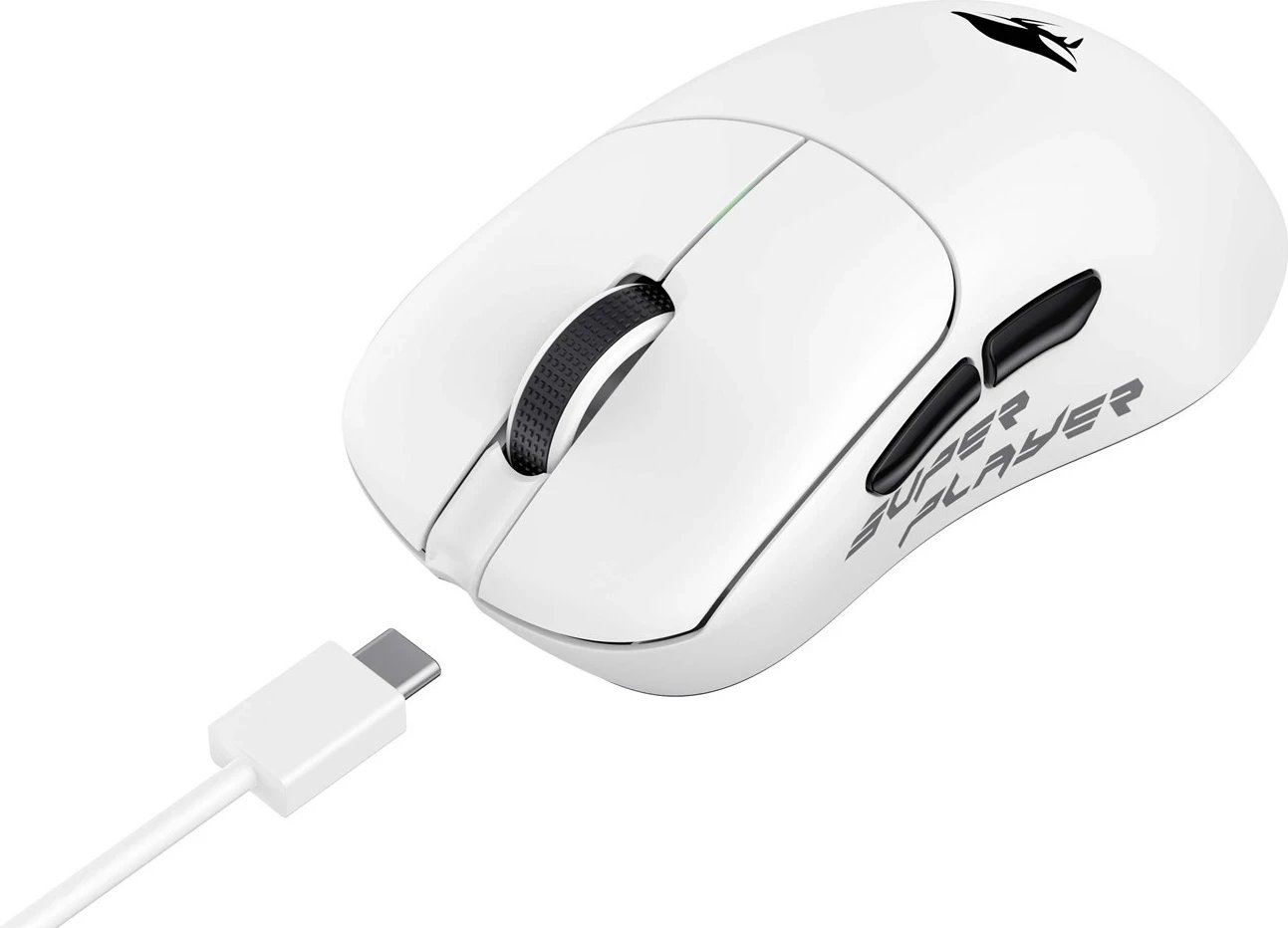 Maus gaming HAVIT StarBlaze-1, me ose pa kabllo, 26000 DPI, i bardhë dhe i zi