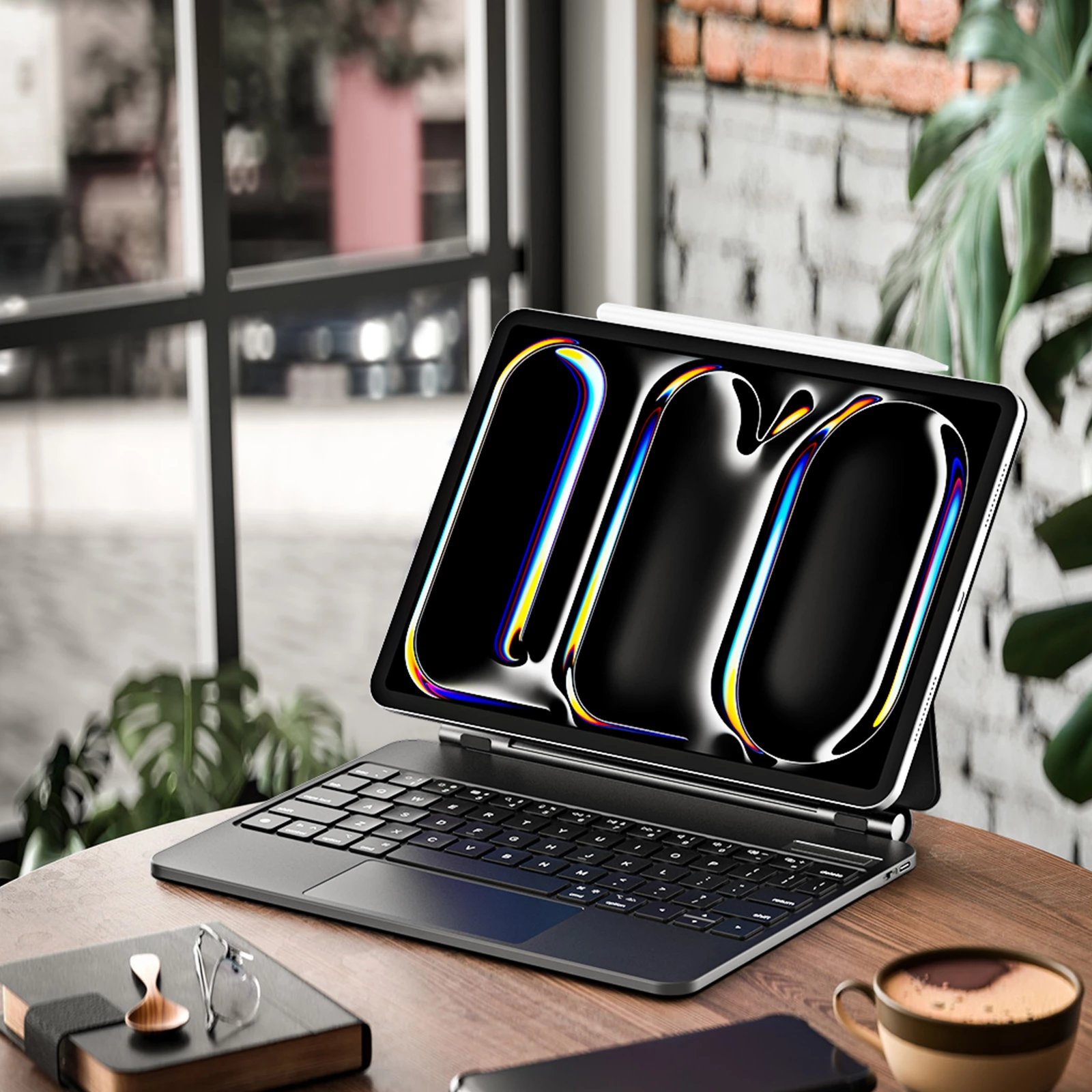 Mbështjellës me tastierë Bluetooth Dux Ducis MK Series për iPad Pro 11" (2024), i zi