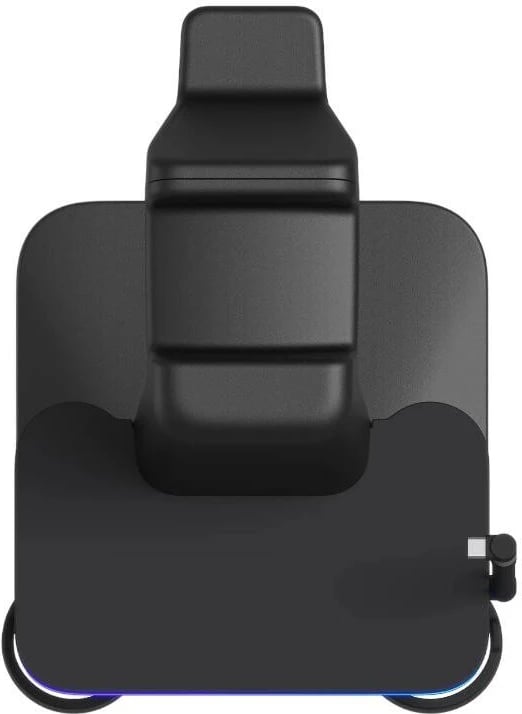 Stacion karikimi RGB për VR KiwiDesign QC03 për Meta Quest 3/Quest 2/Quest PRO, i zi