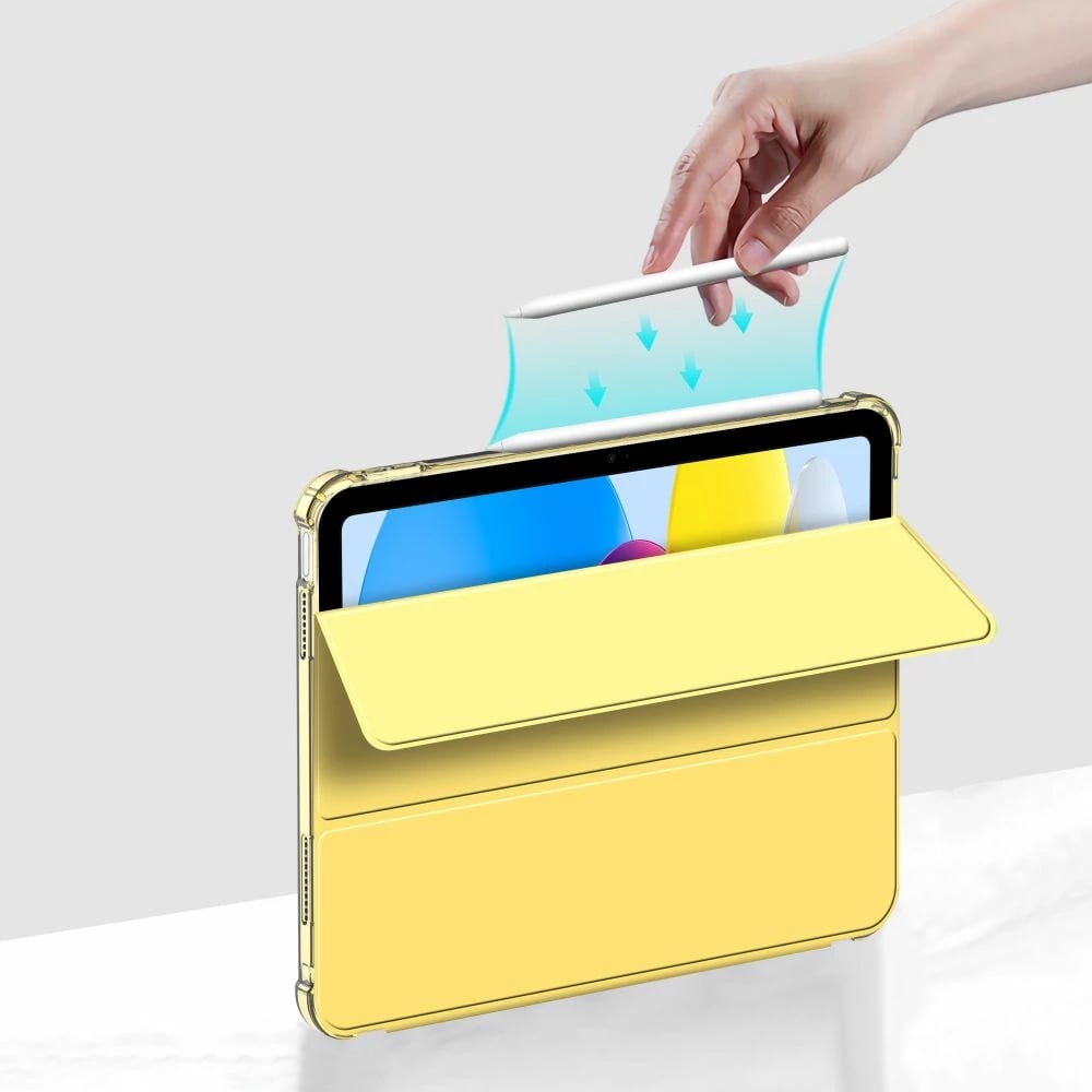 Mbështjellës Tech-Protect SC Pen Hybrid për iPad 10 (2022), Transparent-Verdhë