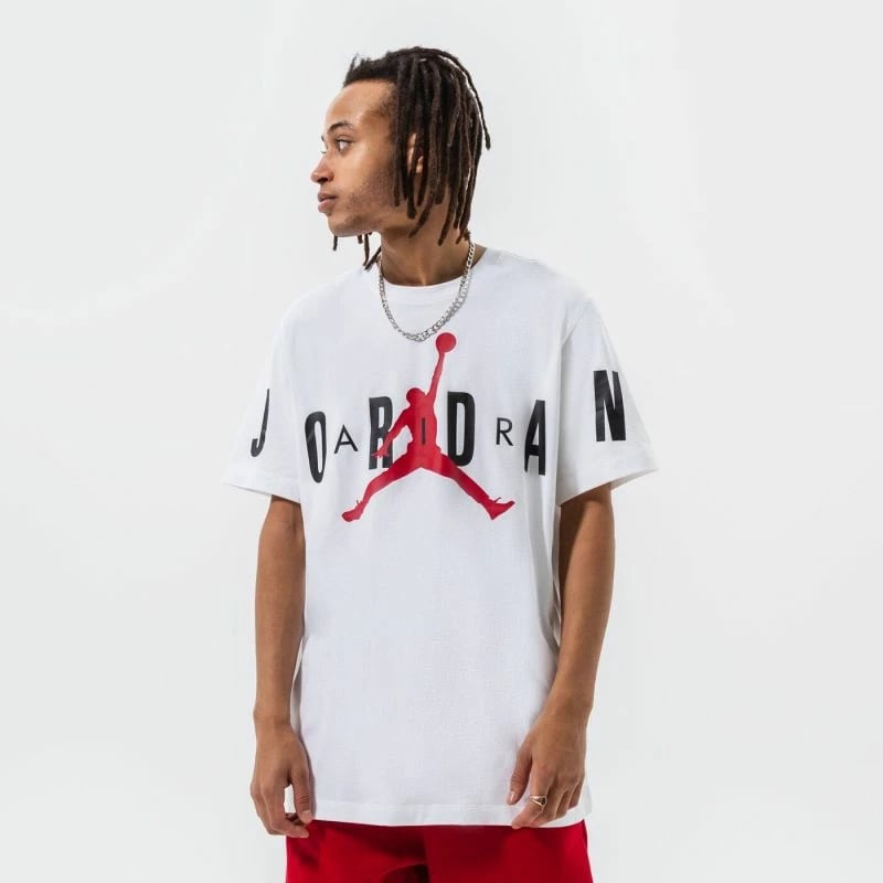 Maicë për meshkuj Nike Jordan, e bardhë
