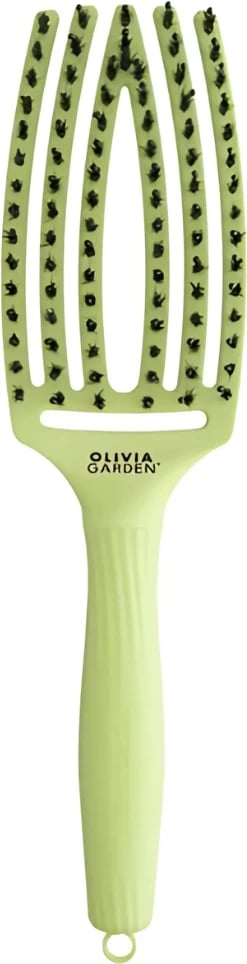 Furçë për flokë Olivia Garden FingerBrush Dolce Vita për femra, Pistachio e gjelbër, 1 copë