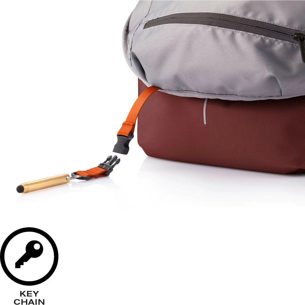 Çantë shpine XD DESIGN BOBBY SOFT, 13-16L, për laptop 15.6", e kuqe