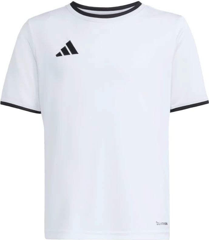 Fanellë futbolli për fëmijë adidas, e bardhë dhe e zezë