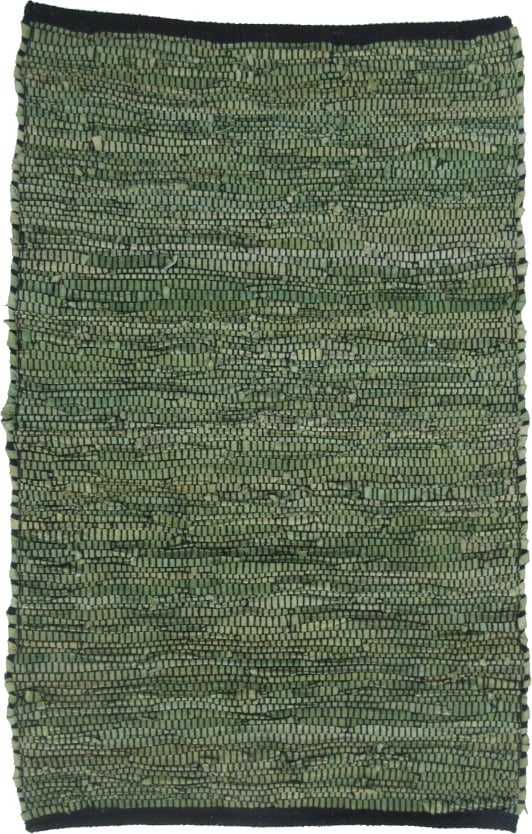 Qilim lëkure ngjyrë bari, 60x90cm