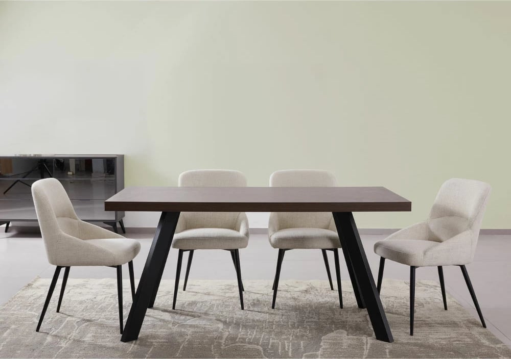 Tavolinë NUEZ, ngjyrë arre, 160x80x76cm